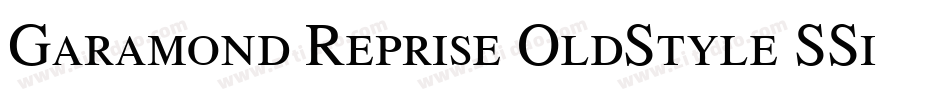 Garamond Reprise OldStyle SSi Bold Small Caps字体转换
